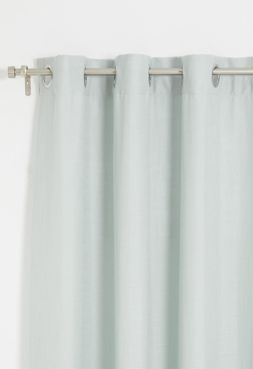 Sixth Floor - Slub lined eyelet curtain - duck egg