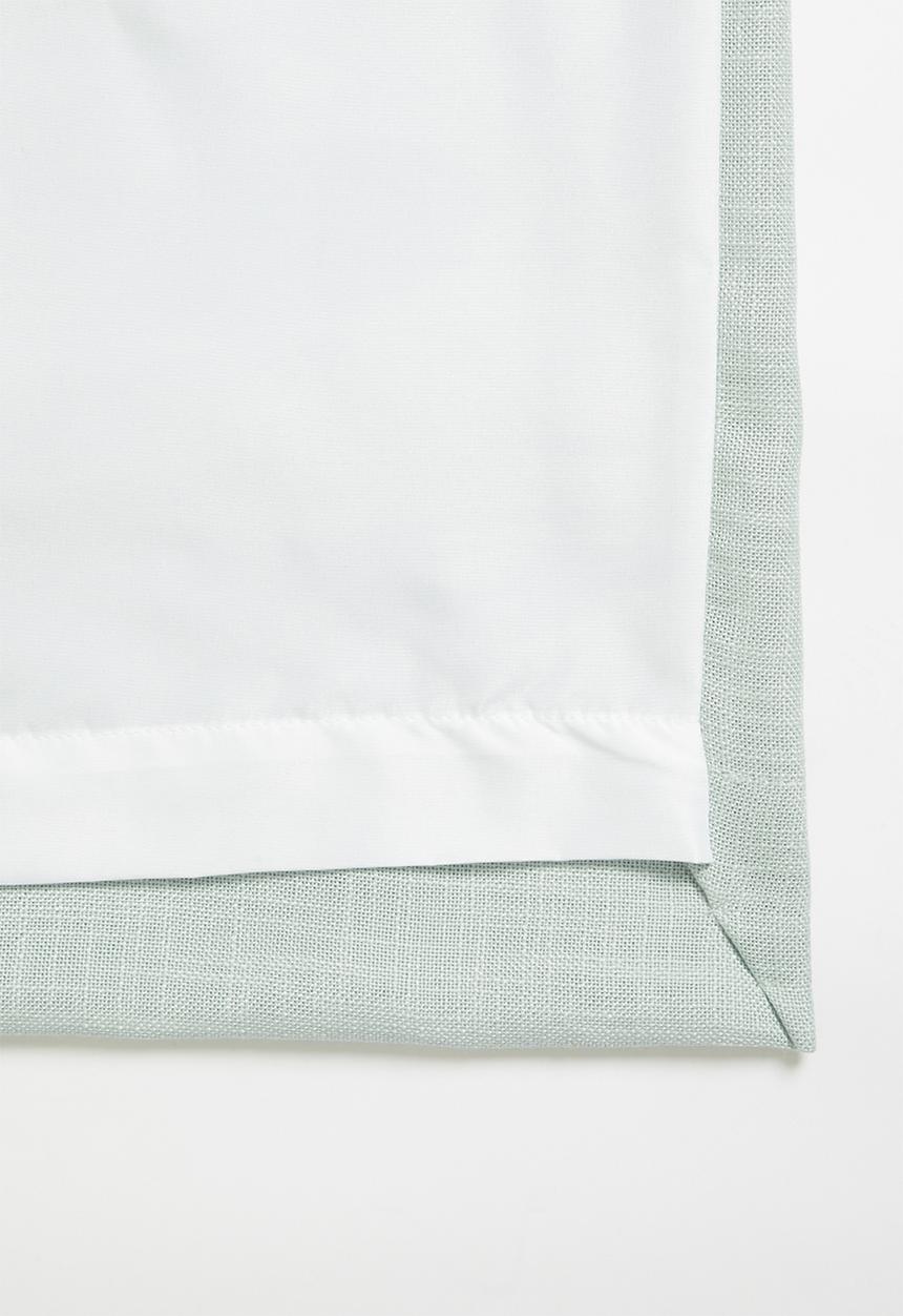 Sixth Floor - Slub lined eyelet curtain - duck egg