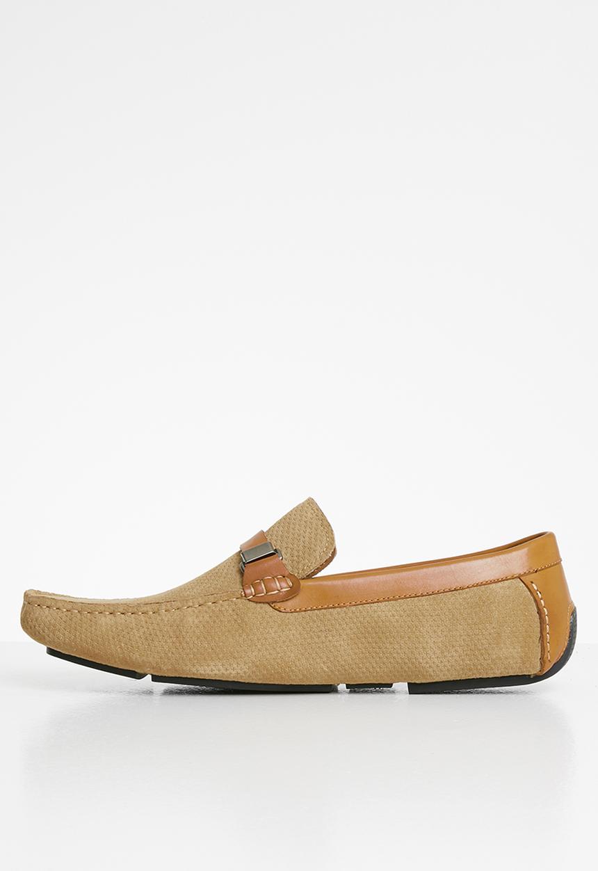 POLO - Kenneth strap suede driver - stone