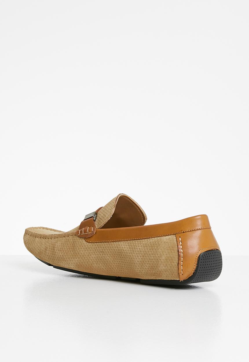 POLO - Kenneth strap suede driver - stone