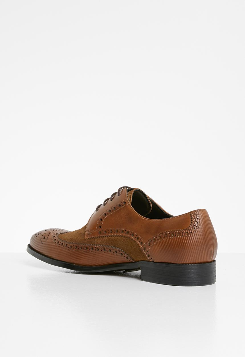 POLO - Paulo fashion wing-cap lace up - tan