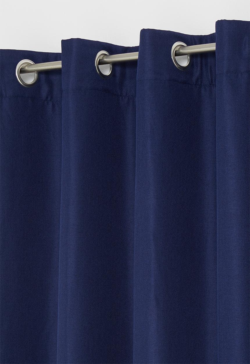 Sixth Floor - Metro self-lined eyelet curtain - navy