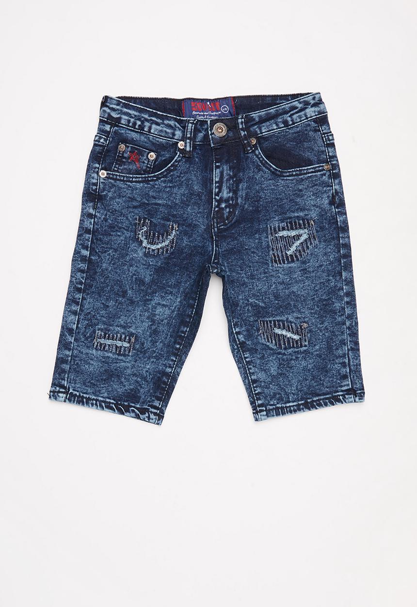 SOVIET - Boys denim short - blue