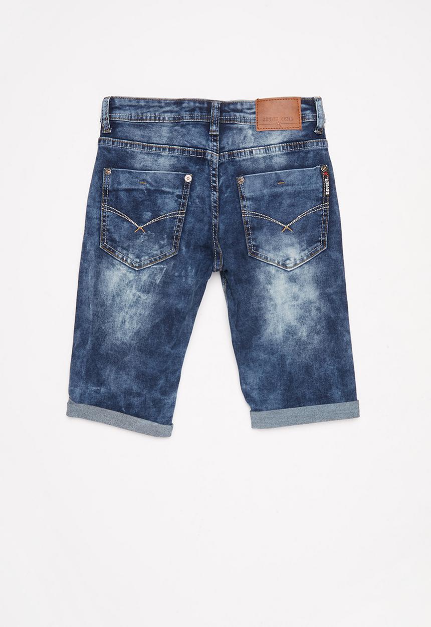 SOVIET - Boys denim short - blue 