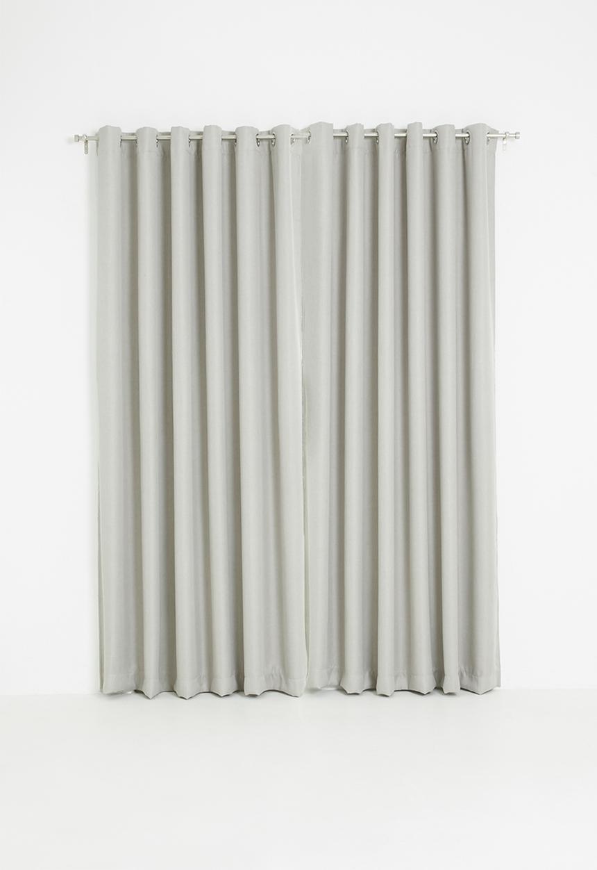 Sixth Floor - Metro self-lined eyelet curtain 2 pack - neutral