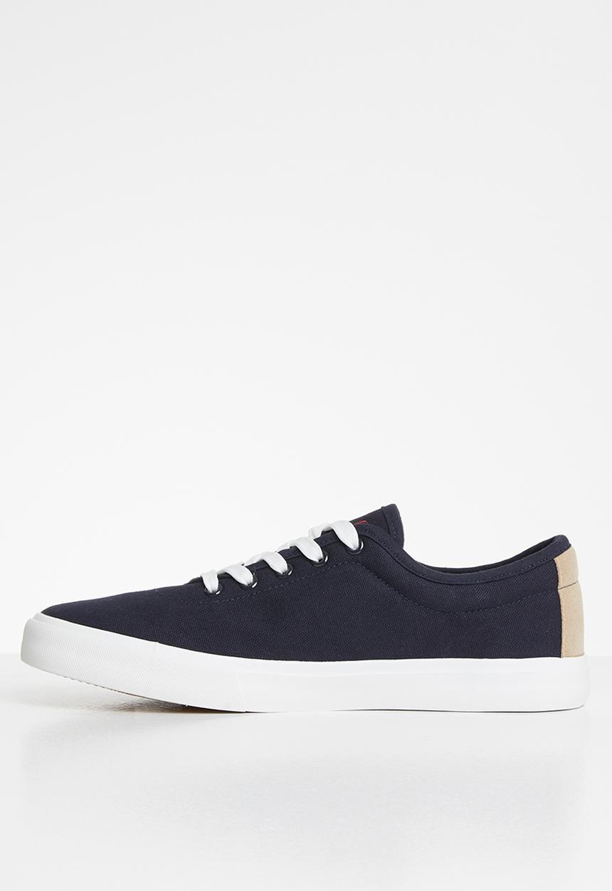 POLO - Leonard side flash sneaker - navy