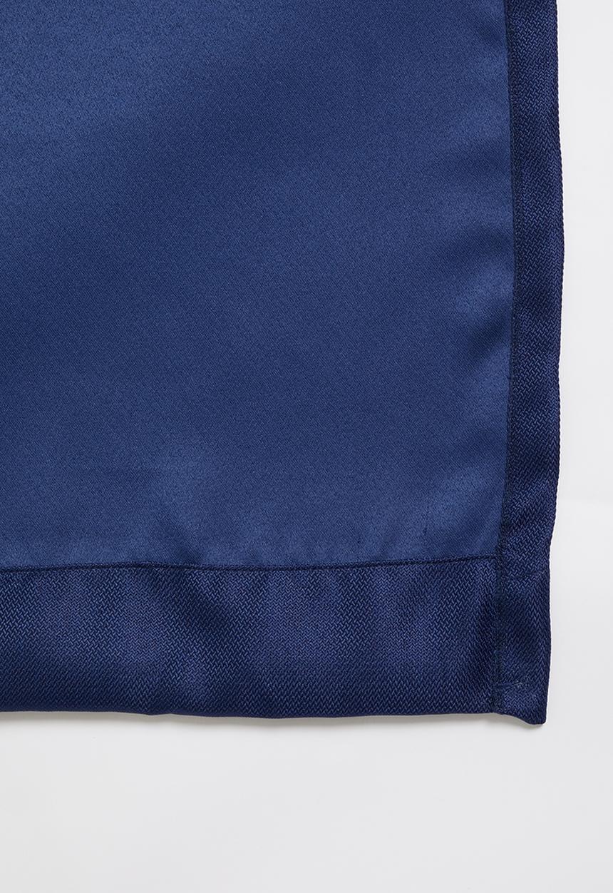Sixth Floor - Metro self-lined taped curtain - navy