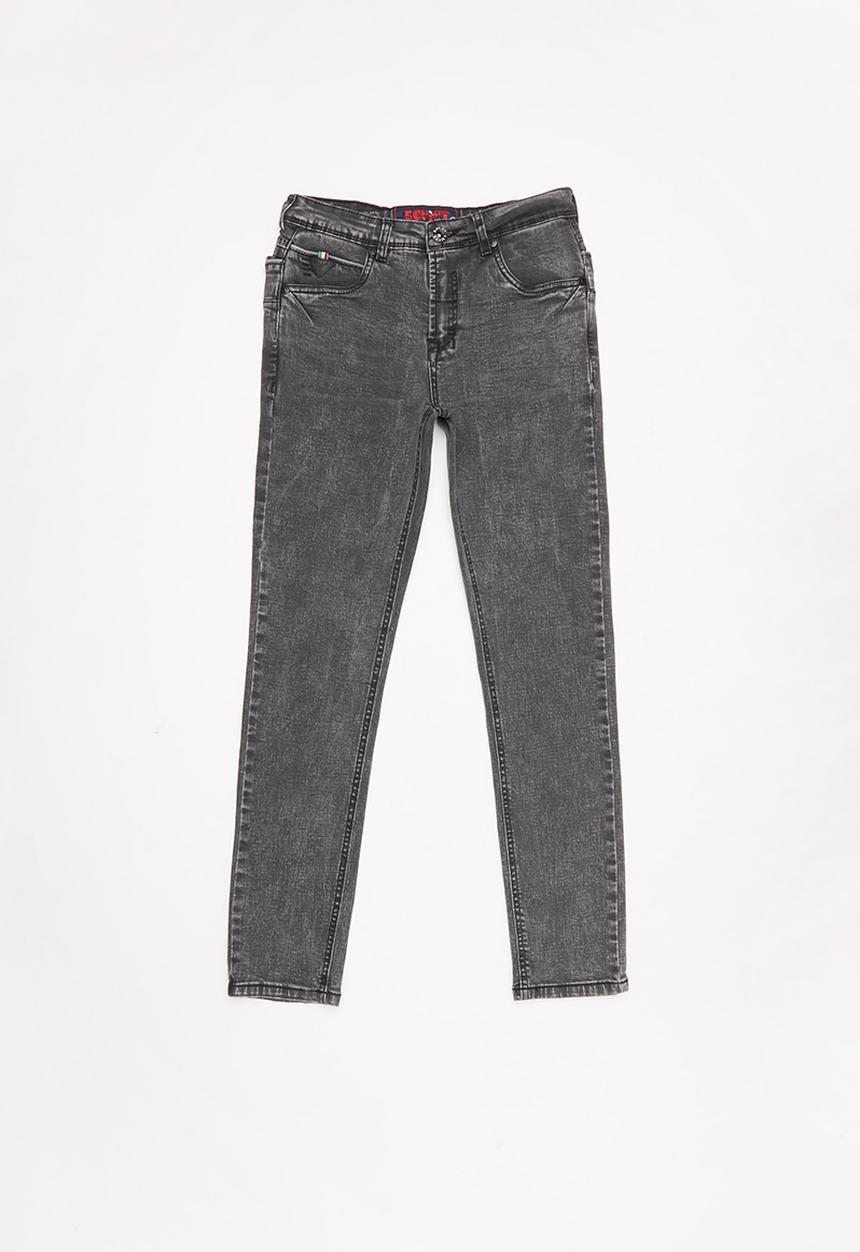 SOVIET - Boys skinny denim - charcoal