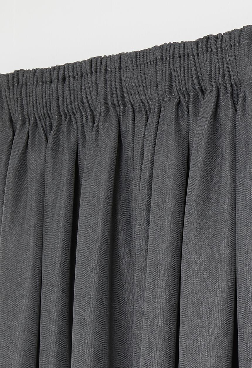 Sixth Floor - Metro self-lined taped curtain - charcoal grey