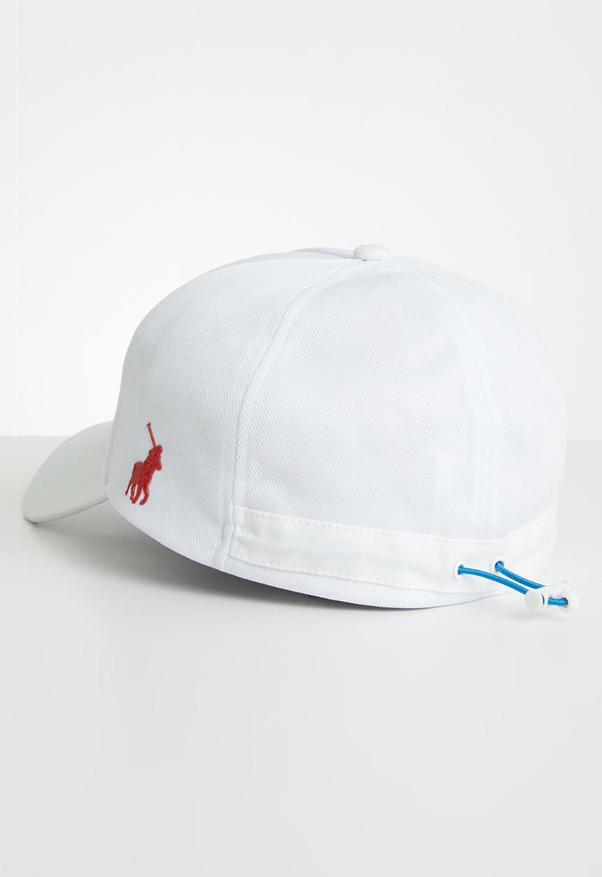 POLO - Mens Burt 3 tone rubber cap - white