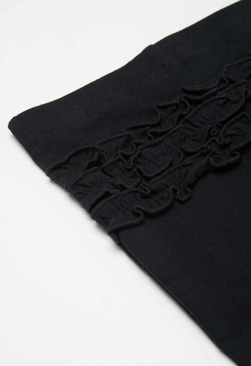 Cotton On - Quinn ruffle legging - black