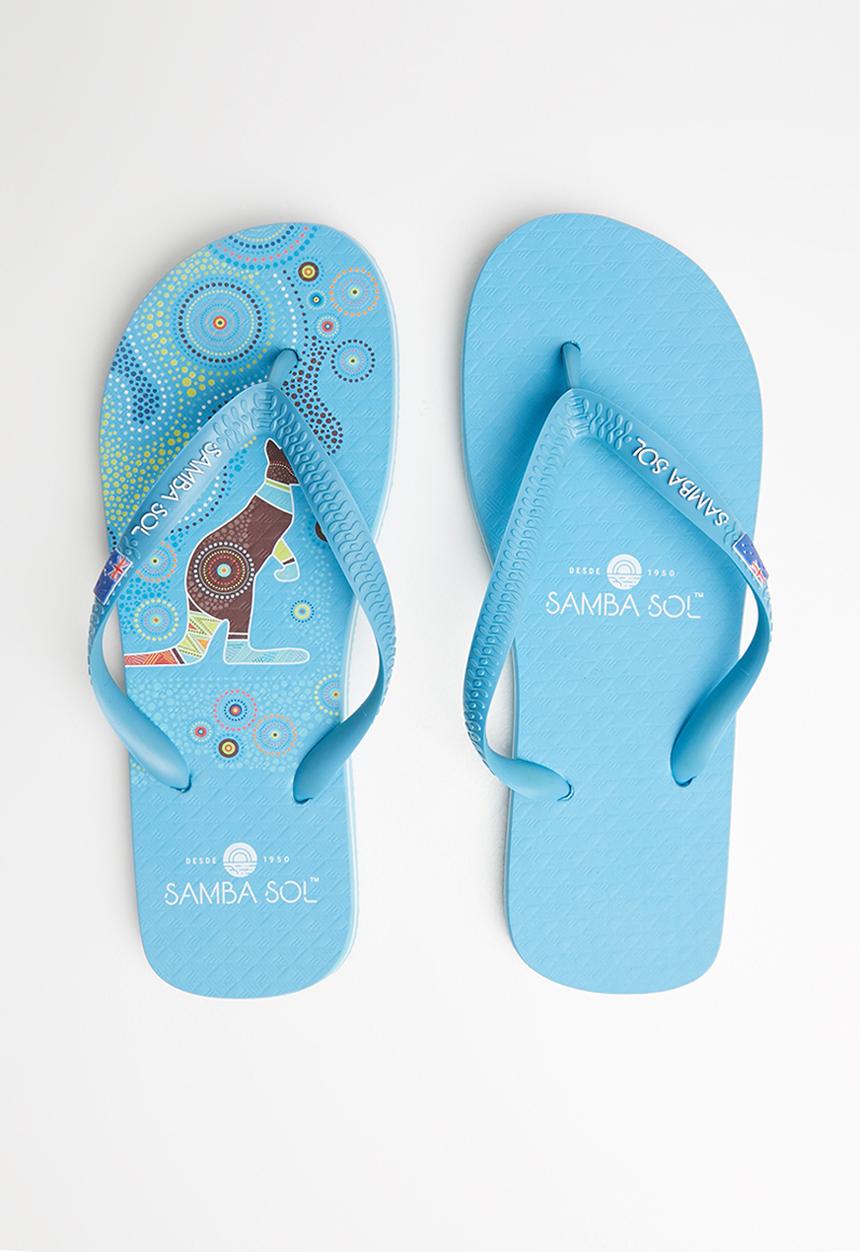 Samba Sol - Australia flip-flop - light blue