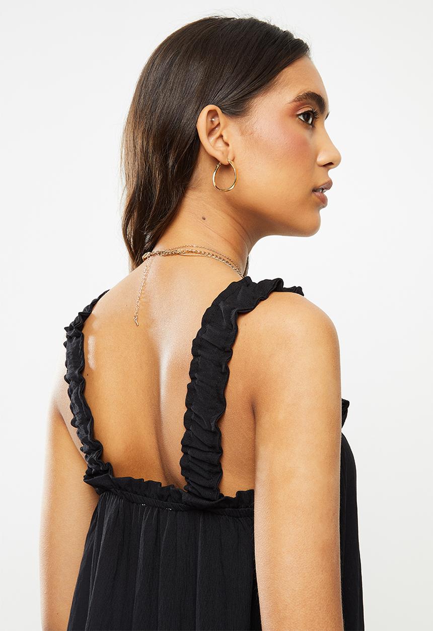 Me&B - Black tiered sundress - black 