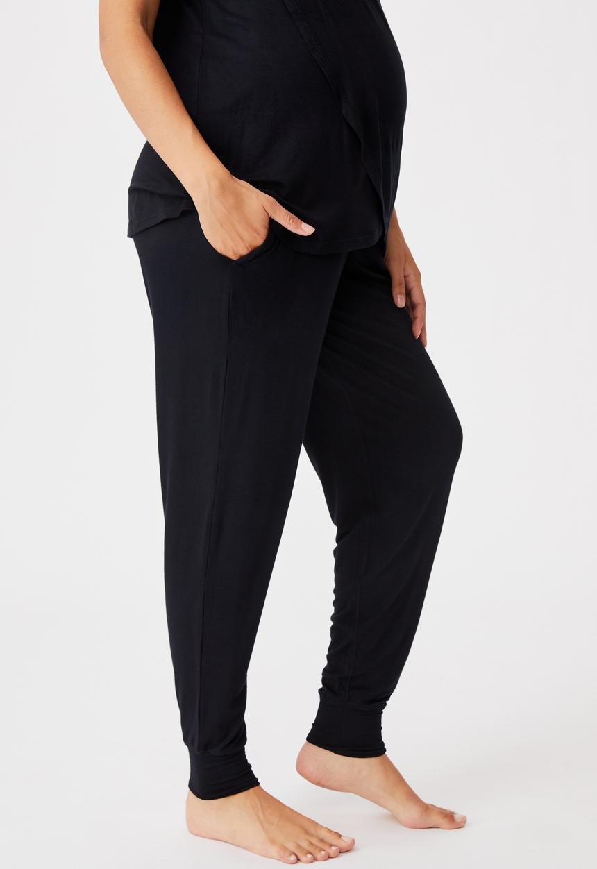 Cotton On - Sleep recovery maternity pant - black
