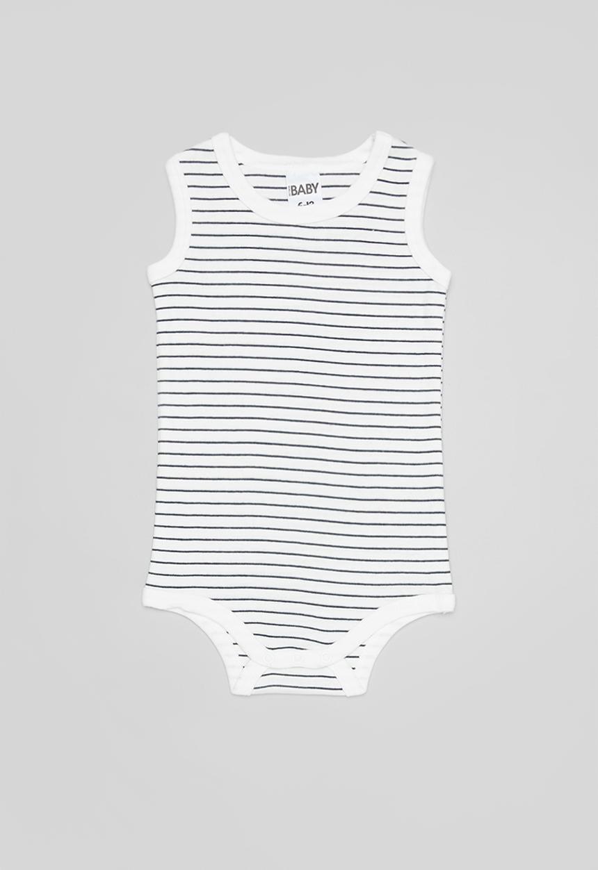 Cotton On - 4 pack singlet bubbysuit - multi