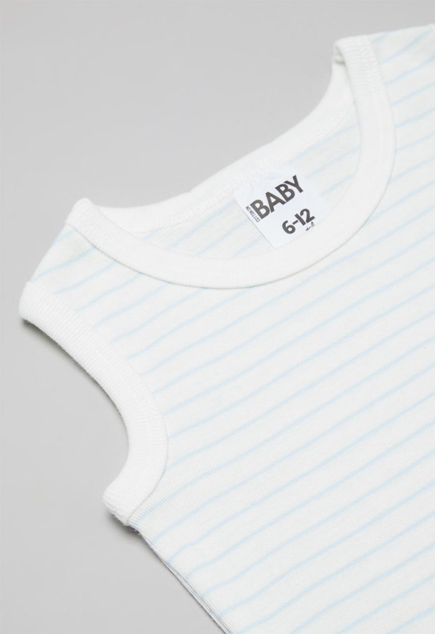 Cotton On - 4 pack singlet bubbysuit - multi