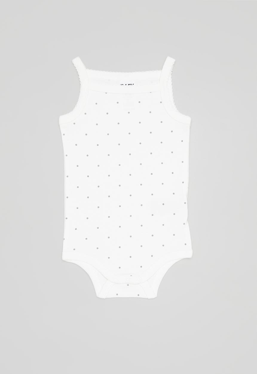 Cotton On - 4 pack picot trim singlet bubbysuit - multi