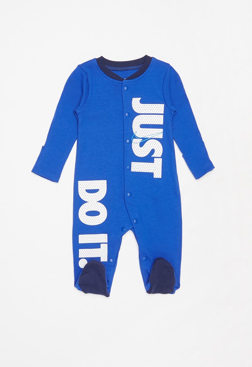 Nike - Nkb just do it footed coverall - game royal