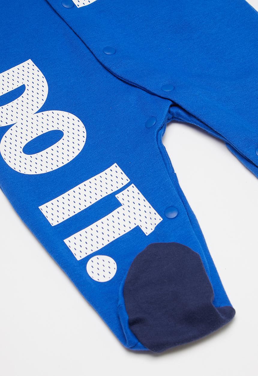 Nike - Nkb just do it footed coverall - game royal