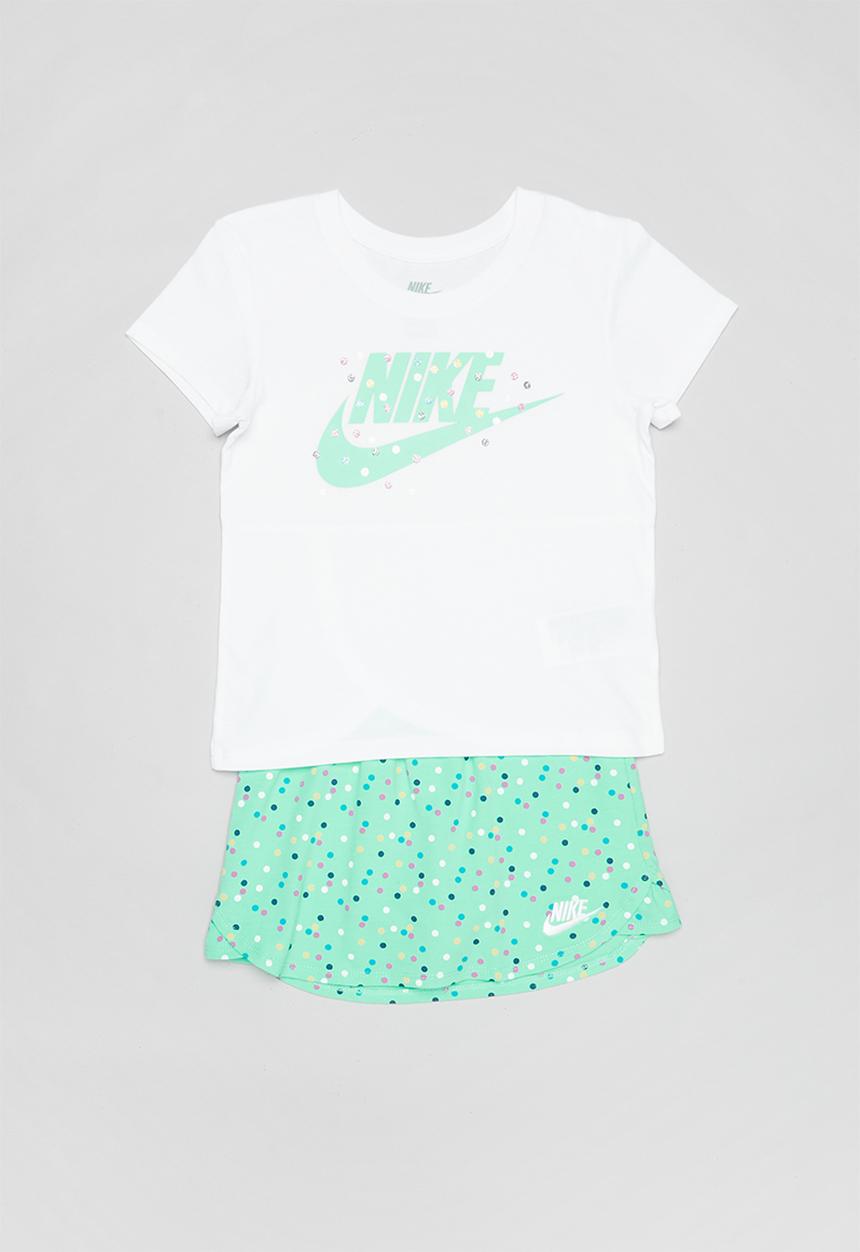 Nike - Nike girls dot scooter set - green & white 