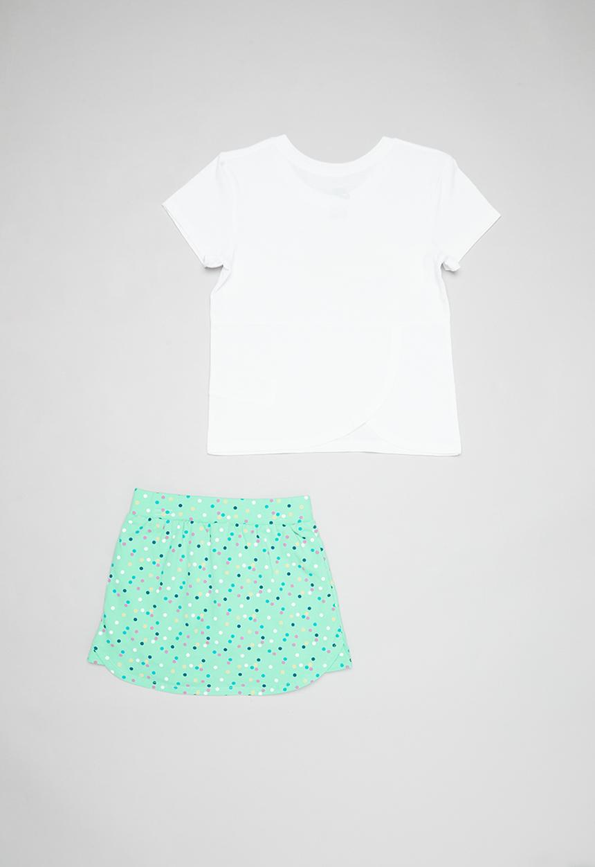 Nike - Nike girls dot scooter set - green & white 