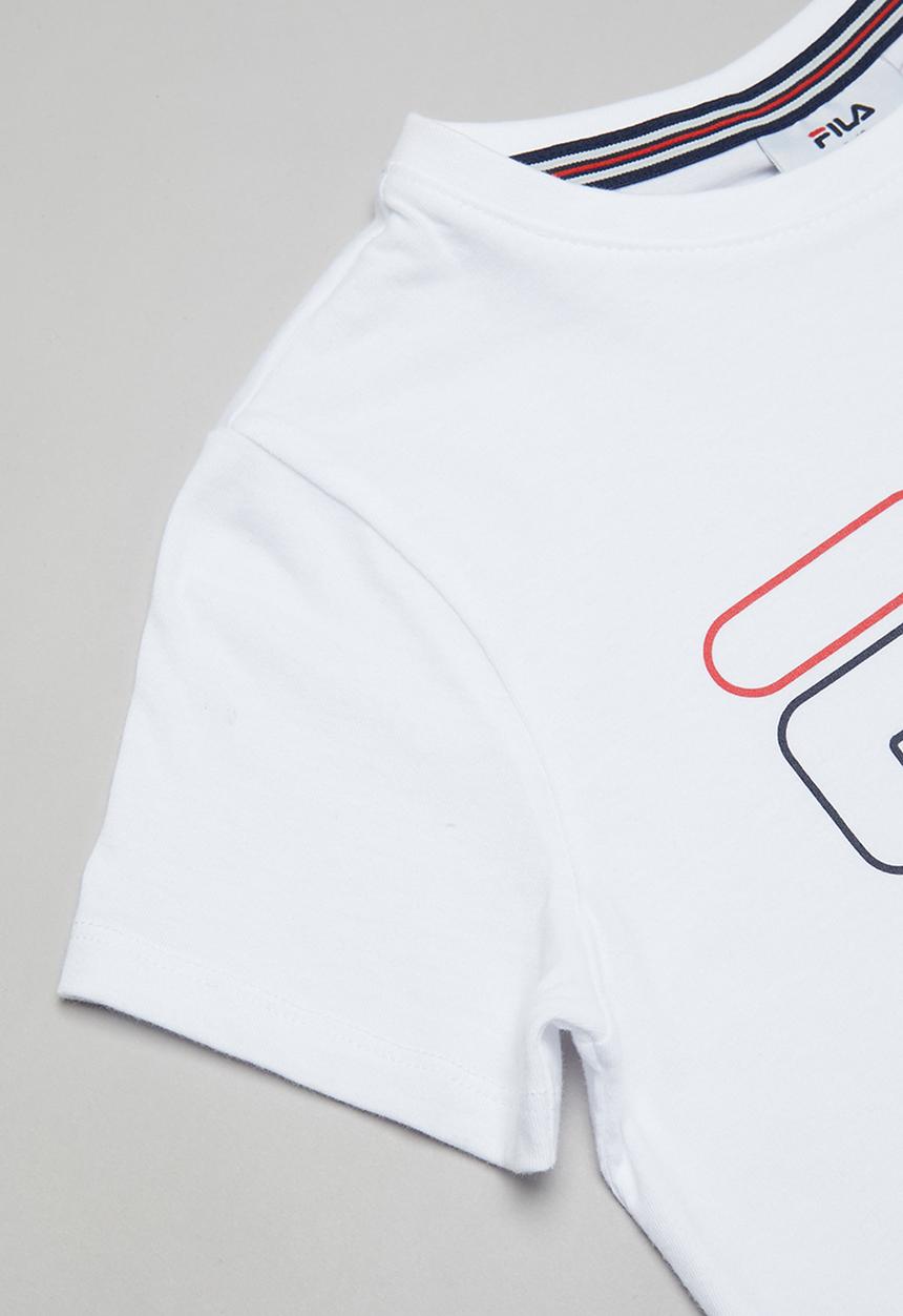 FILA - Storm crop box tee - white