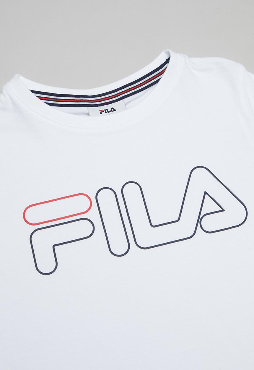 FILA - Storm crop box tee - white