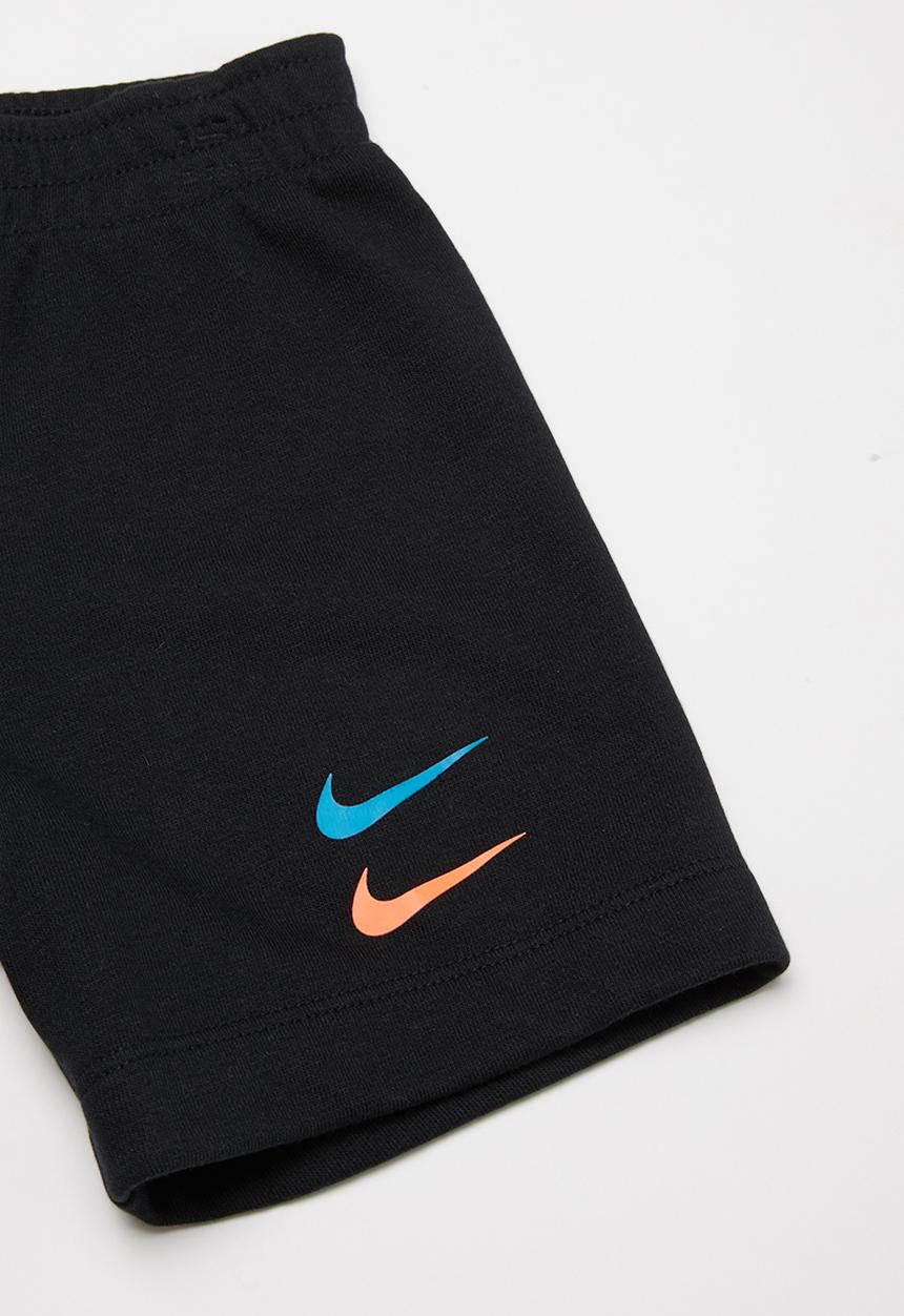 Nike - Nkb nsw swoosh short set - black & yellow
