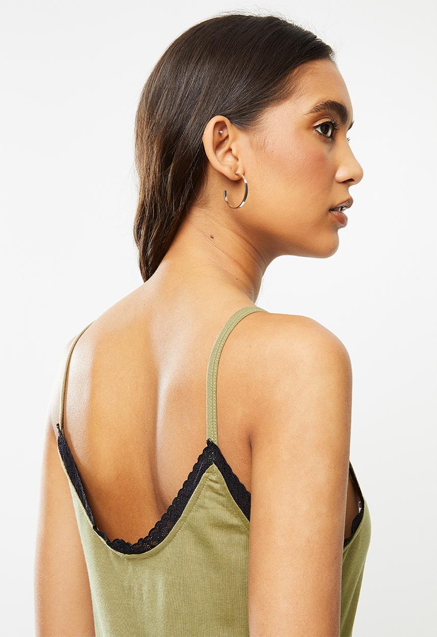 Fox - Die hard lace tank - olive
