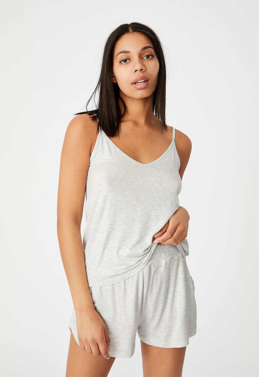 Cotton On - Sleep recovery cami tank - grey