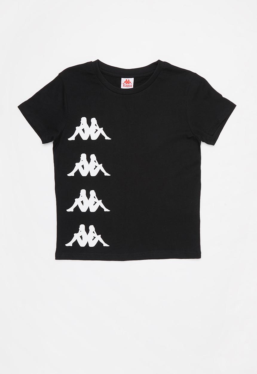 KAPPA - Authentic stardot tee - black & white