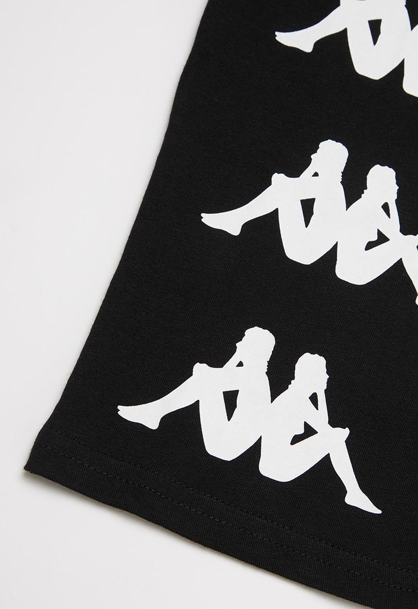 KAPPA - Authentic stardot tee - black & white