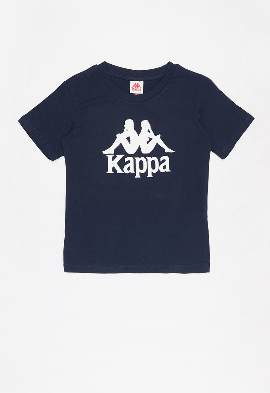KAPPA - Youth authentic estessi tee - navy & white