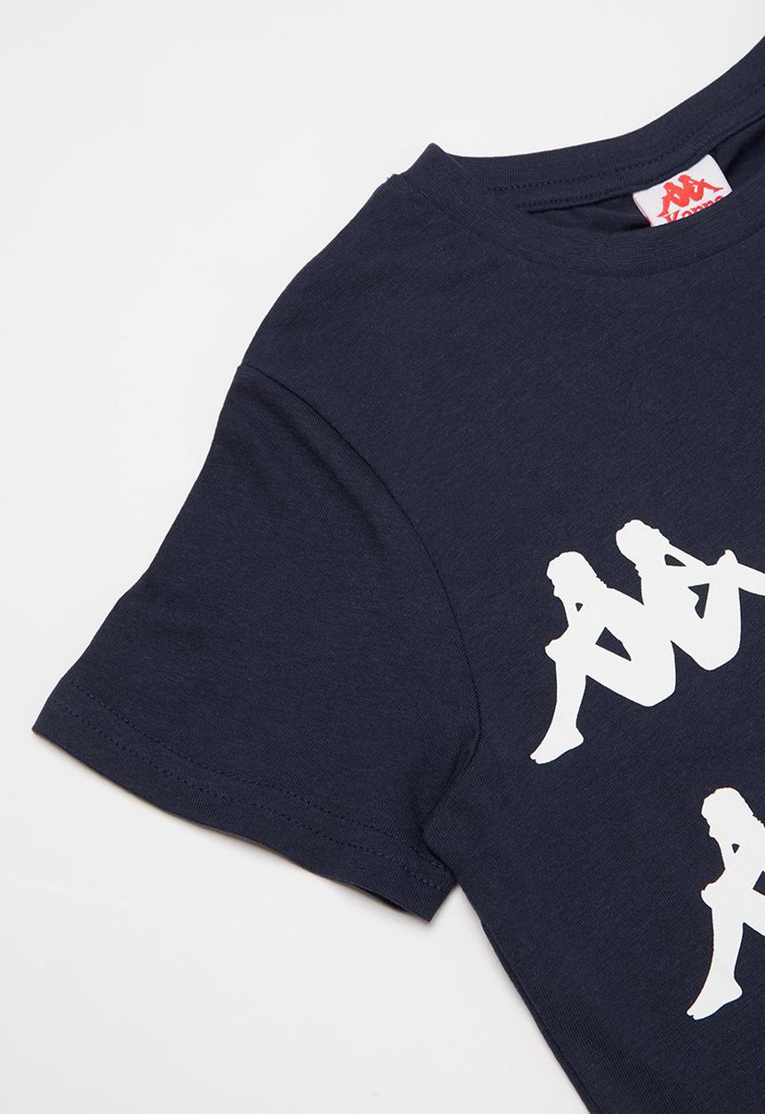 KAPPA - Authentic stardot tee - navy & white