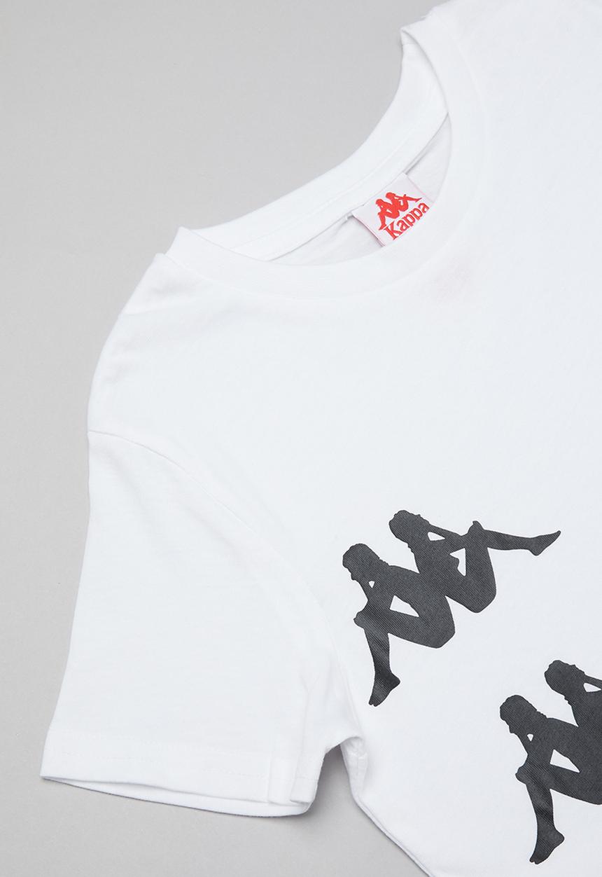 KAPPA - Authentic stardot tee - white & black