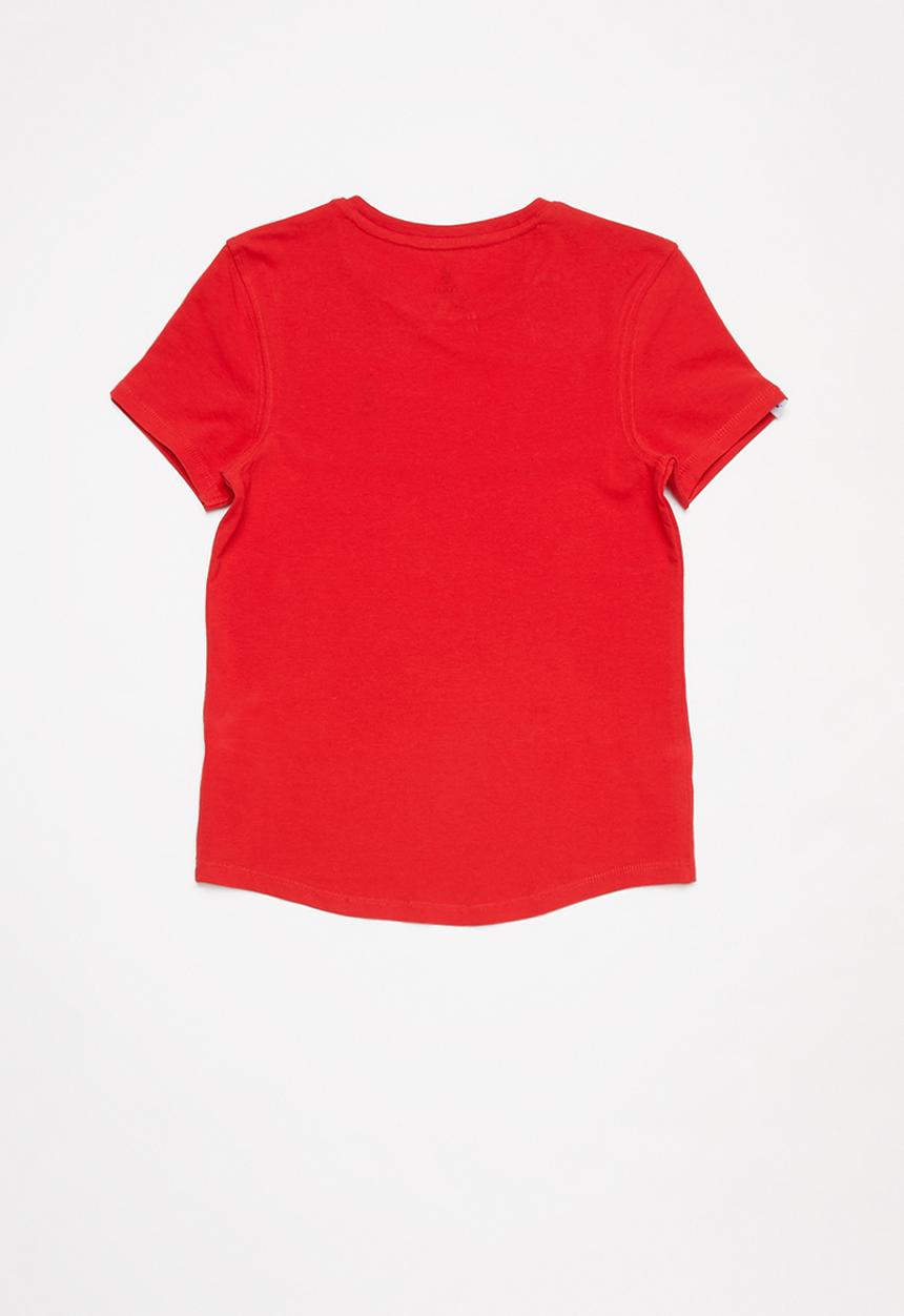 POLO - Girls kelly short sleeve tee - red