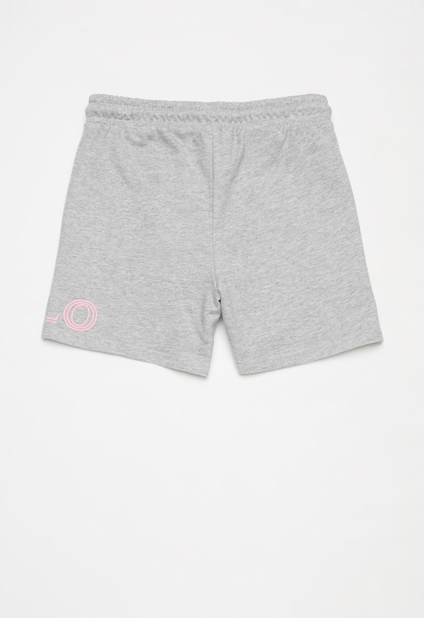 POLO - Girls hannah printed short - grey