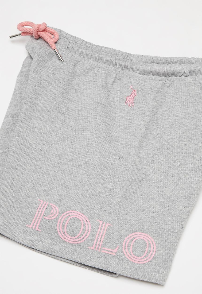 POLO - Girls hannah printed short - grey