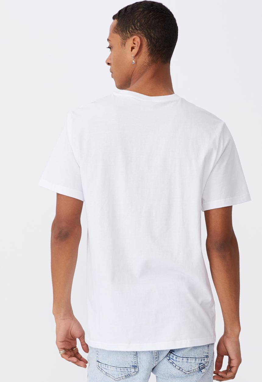 Cotton On - Tbar text t-shirt  - white