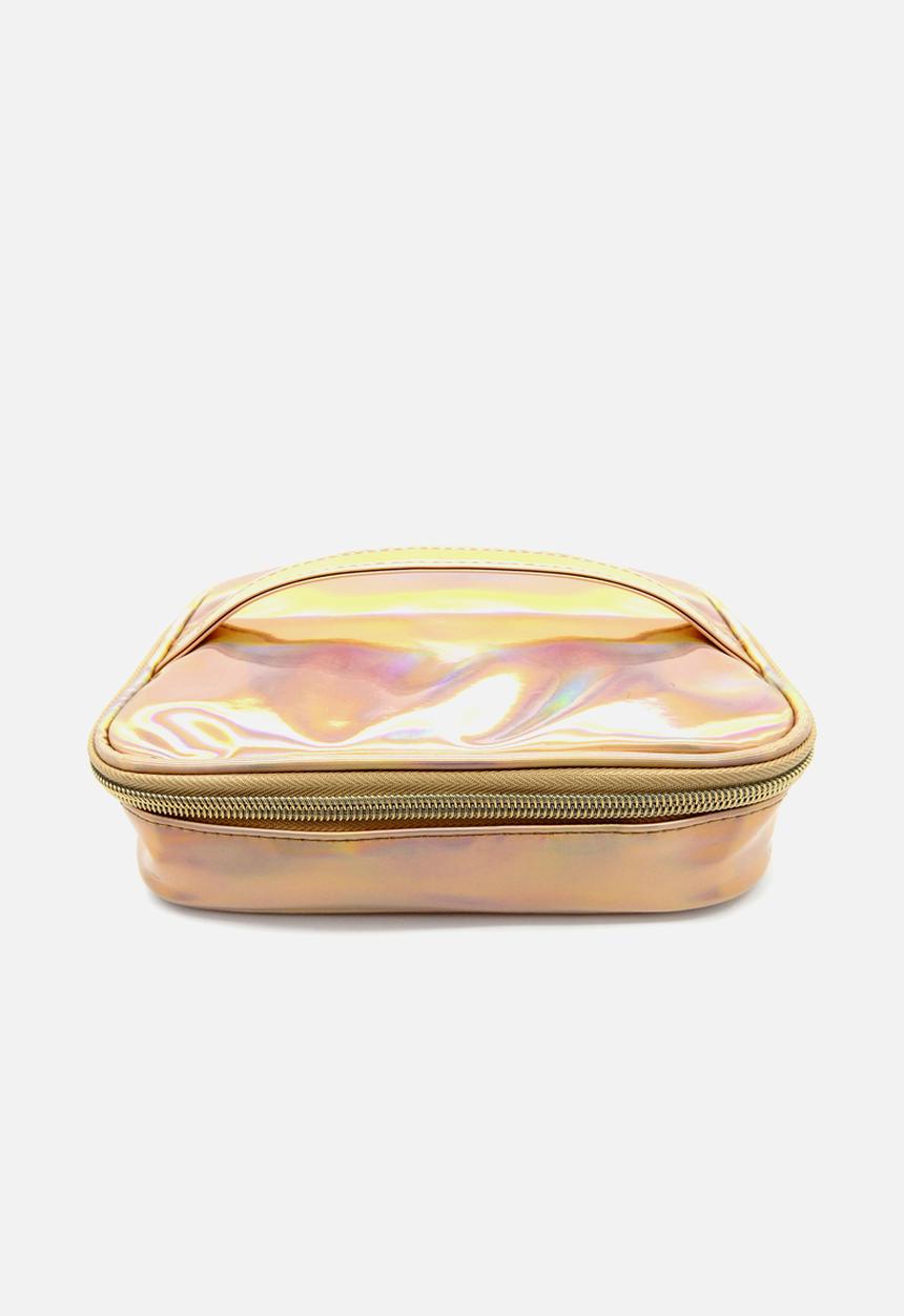 W7 Cosmetics - Laser Cosmetic Bag - Rose Gold