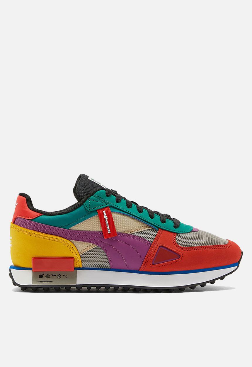 PUMA Select - Future Rider HF The Hundreds - molten lava-amethyst-puma white