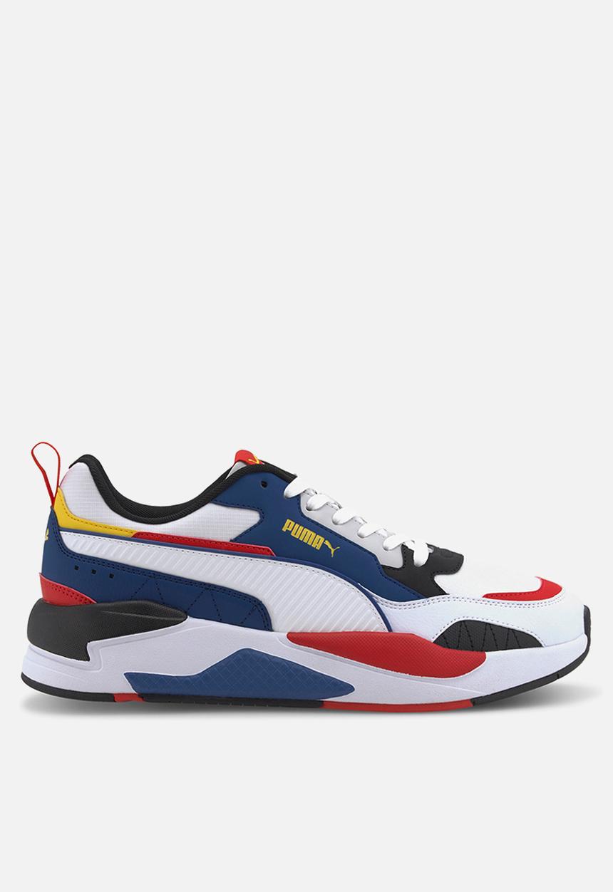 PUMA - X-ray 2 square pack - puma white-limoges-puma black-gray violet-high risk red