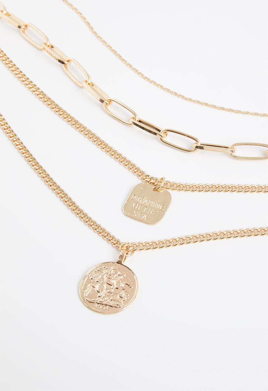 Superbalist - Scarlet layered necklace - gold
