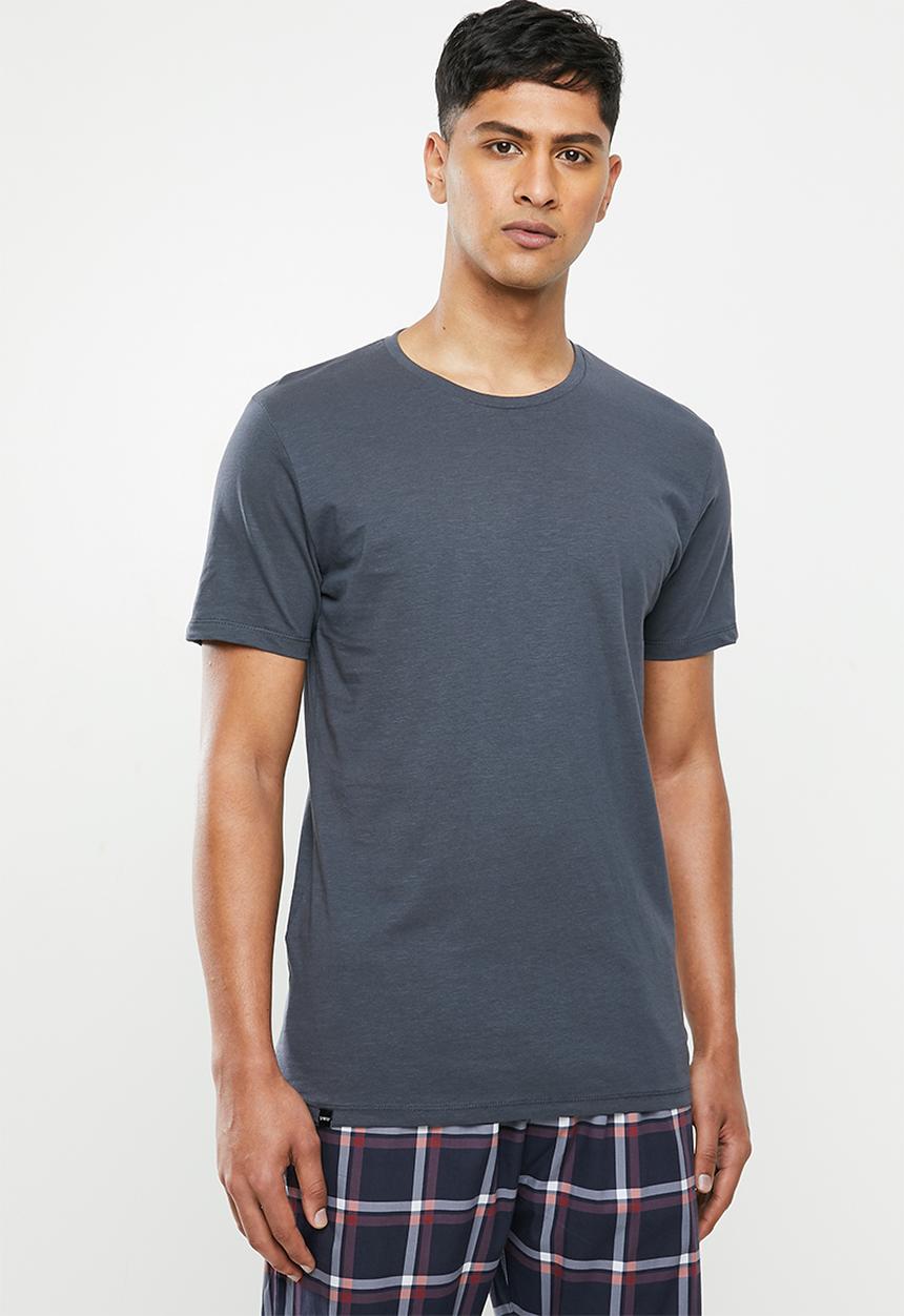 Superbalist - Scoop neck short sleeve sleep tee - navy