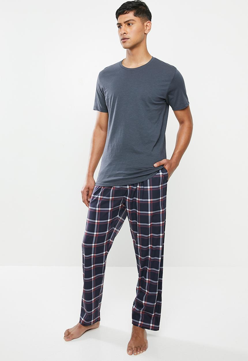 Superbalist - Scoop neck short sleeve sleep tee - navy