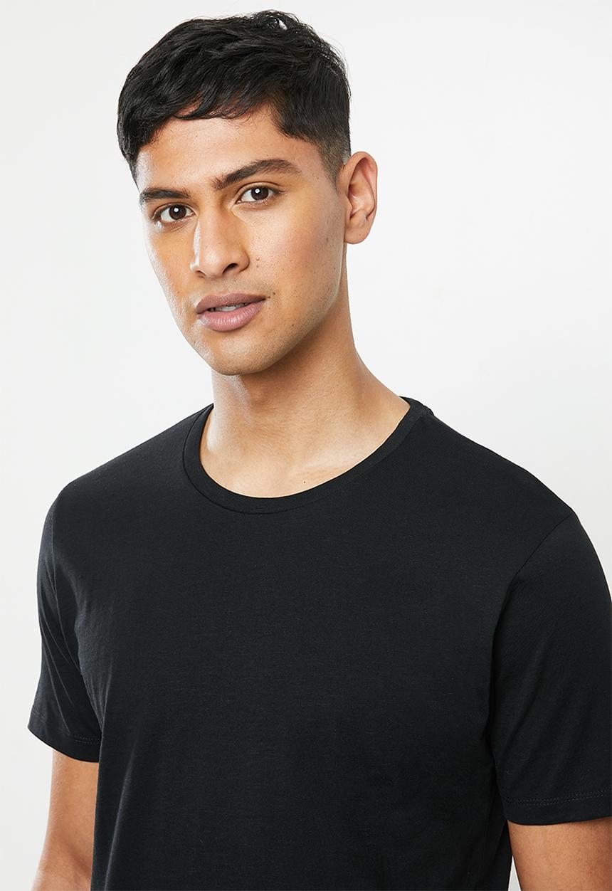 Superbalist - Scoop neck short sleeve sleep tee - black