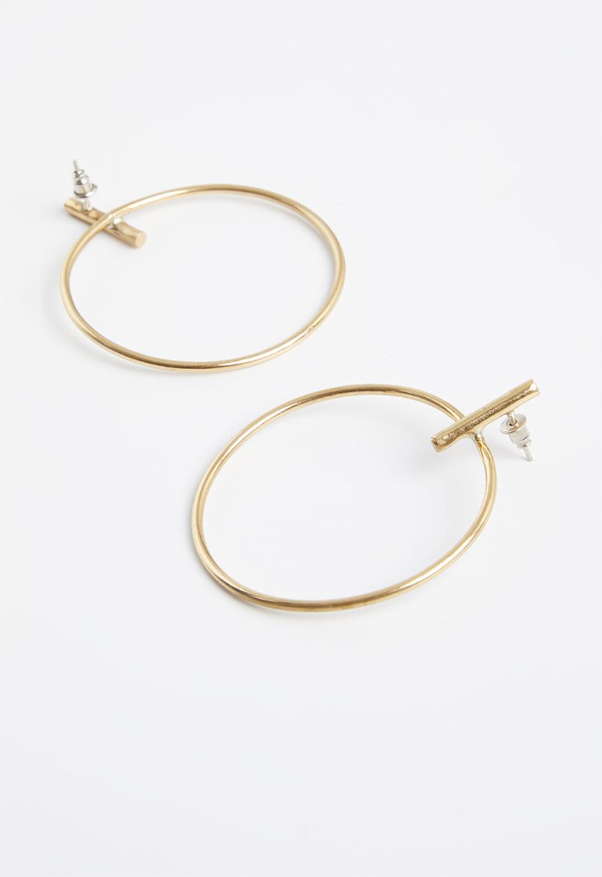 Tessa Design - Brynne hoop earrings - gold