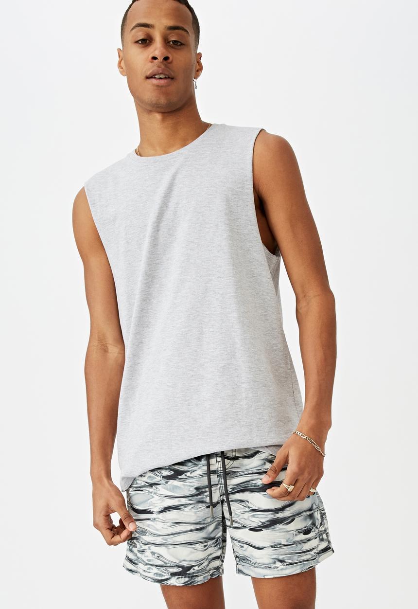 Cotton On - Kahuna short - washed black