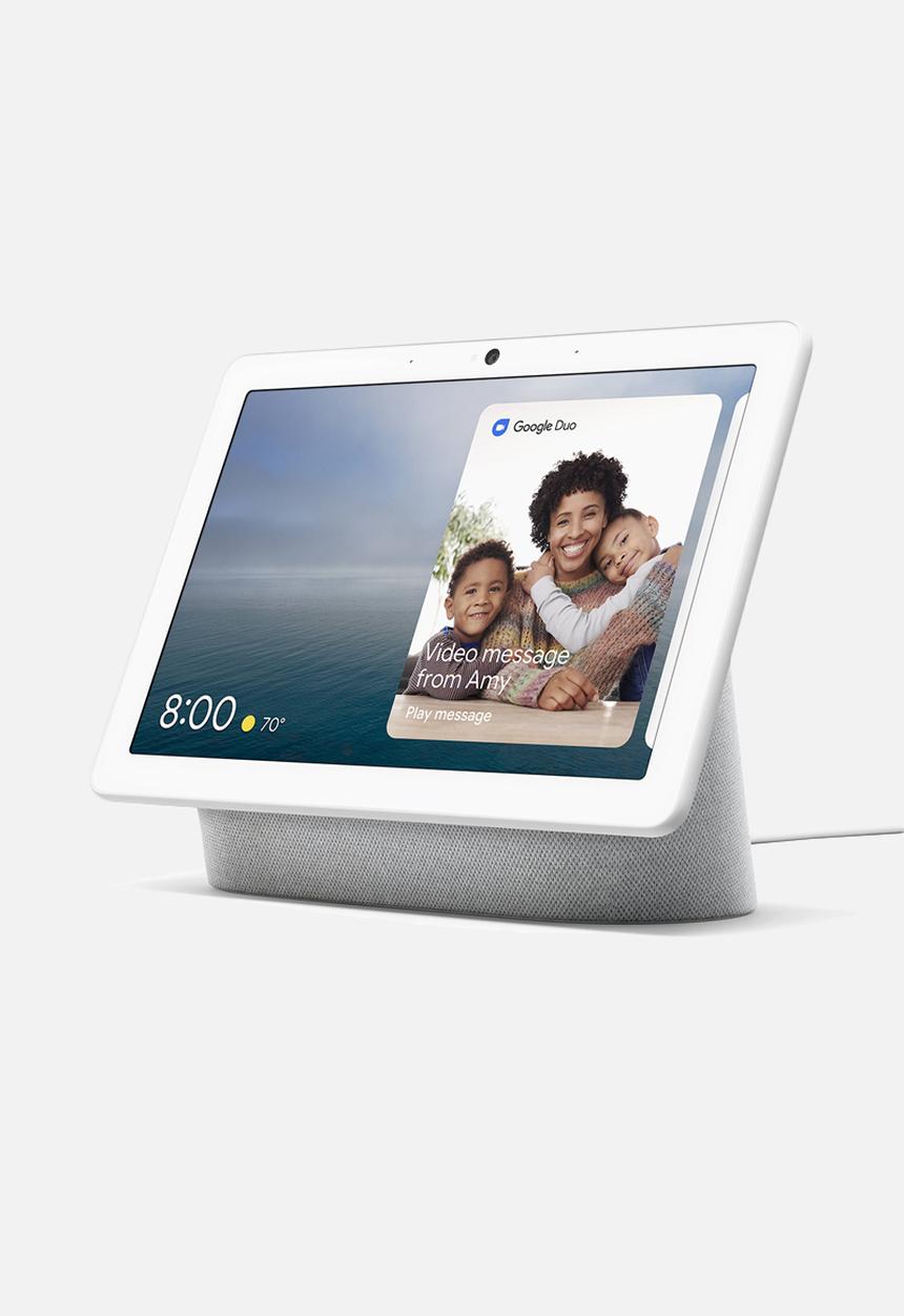 Google - Google Nest Hub Smart Display Speaker - Chalk