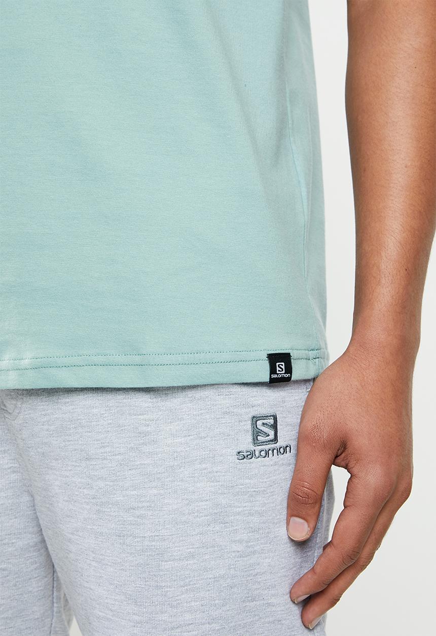 Salomon - Underscore short sleeve tee - stone blue